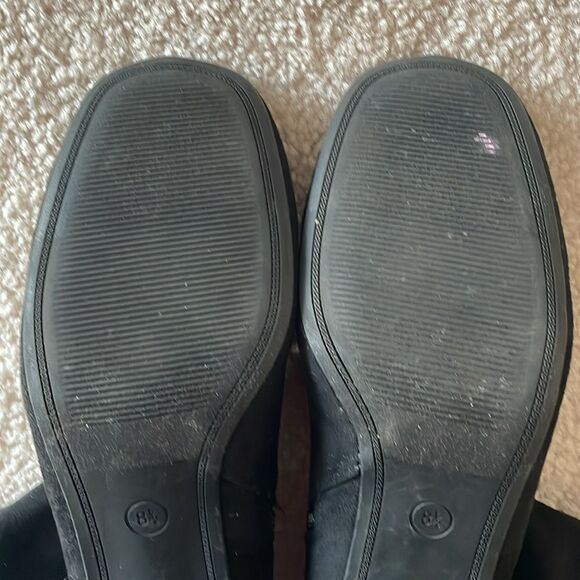 A new day High Heel Black Faux Suede Ankle Boots Size 8.5 - Picture 8 of 12